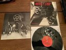 MOTLEY CRUE TOO FAST FOR LOVE LP 1982 ELEKTRA 60174 INNER LYRIC SHEET VG PLUS