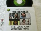 The Beatles-The Long and Winding Road/For You Blue-Vinyl 45 with Picture Sleeve