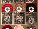 LOT:9 MELVINS CLOWN TRIBUTE SERIES 7' SINGLE LPs LMTD EDITION /500 COLORED VINYL