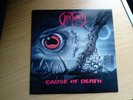 Obituary Cause Of Death 9 Track Vinyl LP (1st Press/Inserts/Pic Inner))