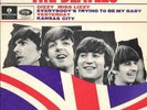THE BEATLES 45 EP DIZZY MISS LIZZY+PS SWEDEN RARE 1965