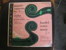 Gerard Poulet - Mozart Concerto No. 3 for Violin (vinyl) used g/vg rare