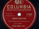 BUSTER BENNETT TRIO: Broken Down Man US Columbia 35760 Blues 78 E