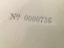 BEATLES   White Album   UK 1ST PRESS MONO VERY LOW NUMBER 0000736 COMPLETE EX