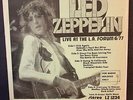 2Lp LED ZEPPELIN Live At the L.A. Forum 6/77 unofficial plays a strong VG+