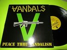 THE VANDALS PEACE THRU VANDALISM  LP 2ND PRESS EX