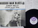 JUNIOR WELLS' CHICAGO BLUES BAND HOODOO MAN BLUES DELMARK PA-3014 Japan VINYL LP