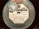 ANNETTE HANSHAW - ‘BLACK BOTTOM’ ACTUELLE 78, HER 1st RECORD 1926, HOT BACKING