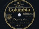 78 Rpm MARIO LORENZI After You've Gone German 1935 shellac Columbia 10