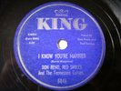 DON RENO & RED SMILEY  I Know You're Married  KING 1957 Bluegrass 78