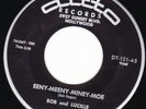 Rare Rockabilly. Bob & Lucille - Eeny Meeny Miney Moe/Demon Lover + Custom PS