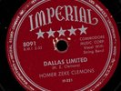 HOMER ZEKE CLEMONS. DALLAS LIMITED/OKLAHOMA BOUND.78 BOPPER.HEAR