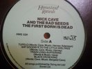 NICK CAVE and The Bad Seeds VINYL The First Born Is Dead LP Homestead 1985 Blue