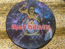 IRON MAIDEN LP Piece Of Mind PICTURE DISC great copy RARE Capitol SEAX 12306