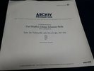 ENRICO MAINARDI: BACH Suite For Cello Solo No.6 BWV 1012 ED1 ARCHIV 14061APM NM