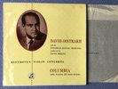 DAVID OISTRAKH & EHRLING Beethoven Violin ED1 Columbia 33CX 1194 UK-1950s LP EX