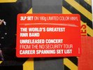 ROLLING STONES - NO SECURITY SAN JOSE , rare US only ltd COLOURED VINYL