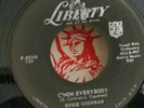 Eddie Cochran Liberty 55166 C'MON EVERYBODY (GREAT ROCKABILLY 45)PLAYS LIKE NEW