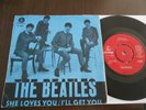 THE BEATLES SP SHE LOVES YOU SWEDEN R 5055  COVER VERY TOUGH SWEDIS