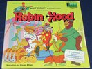 ** Walt Disney's story & songs from ROBIN HOOD ** Book and LP Record - Excellent