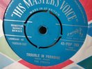 Trouble in paradise HMV 45 Doo Wop Rock N Roll VGC.The Crests