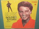 Elvis Presley Golden Story Volume 1 LP Taiwan Original 1960's RED Vinyl EXC