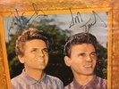 THE EVERLY BROTHERS - A Date With SIGNED Autographed LP Vinyl Phil Don Both