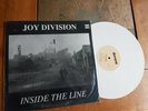 Joy Division ?– Inside the Line : white colored  vinyl Rare LP Hard to Find