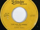SONNY BURNS Too Hot To Handle Starday Country Bopper Rockabilly 45 HEAR