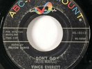 VINCE EVERETT Such A Night / Don't Go ABC Rockabilly 45 HEAR