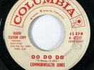 COMMONWEALTH JONES Do Do Do Columbia WLP Promo Rockabilly 45 HEAR