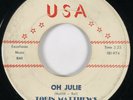 TOBIN MATTHEWS Oh Julie / Pretty Sue USA Teen Rocker VG+ 45 HEAR