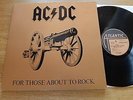 AC/DC For Those About To Rock We Salute You LP gatefold embossed ATL K 50851