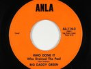 R&B/Deep Soul 45 - Big Daddy Green - Who Done It - Anla - VG++ mp3