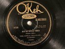 JAZZ THE LITTLE CHOCOLATE DANDIES Six Or Seven Times OKEH 8728