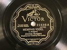 COUNTRY JIMMIE RODGERS Memphis Yodel VICTOR 21636