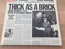 Progressive Rock Jethro Tull Thick As A Brick Newspaper Zeitung UK Chrysalis