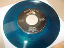 Elvis Presley . Little Mama / I Forgot To Remember To Forget . Blue Vinyl 45