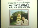 LP Maurice Andre/Joelle Bernard - Trompette Et Harpe, Martini, Purcell Ua, NM