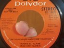 BONNIE ST CLAIRE & UNIT GLORIA CLAP YOUR HANDS & STAMP YOUR FEET POLYDOR  PROMO