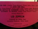 Led Zeppelin 4 iV PETER GRANT Credit UK Vinyl LP Plum