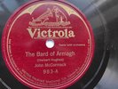 John McCormack 78rpm Single 10-inch Victrola Records #983 The Bard of Armagh