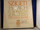 Joseph Szigeti J. S. Bach 6 Sonatas & Partitas for Violin Alone 3 LP Box