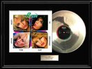POISON LOOK WHAT THE CAT DRAGGED IN  WHITE GOLD SILVER PLATINUM TONE RECORD