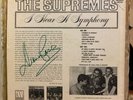 THE SUPREMES orig. I HEAR A SYMPHONY lp AUTOGRAPHED by DIANA ROSS rare