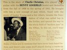 CHARLIE CHRISTIAN-BENNY GOODMAN SEXTET/ORCH.-1954 DG MAROON COLUMBIA LP