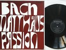 Rudolf Mauersberger, Adele Stolte: Bach- Matthew Passion/ Eterna 4 LP Box ED 1