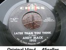 ANDY MACK 'Later Than You Think' ORIGINAL northern soul 45