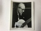 ANDRES SEGOVIA BEAUTIFULLY, GRACIOUSLY, AUTOGRAPHED PHOTO (43 years old) Z124