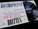 Schumann / Debussy / Britten - Rostropovich **Decca SXL 2298 WBg ED1 LP**
